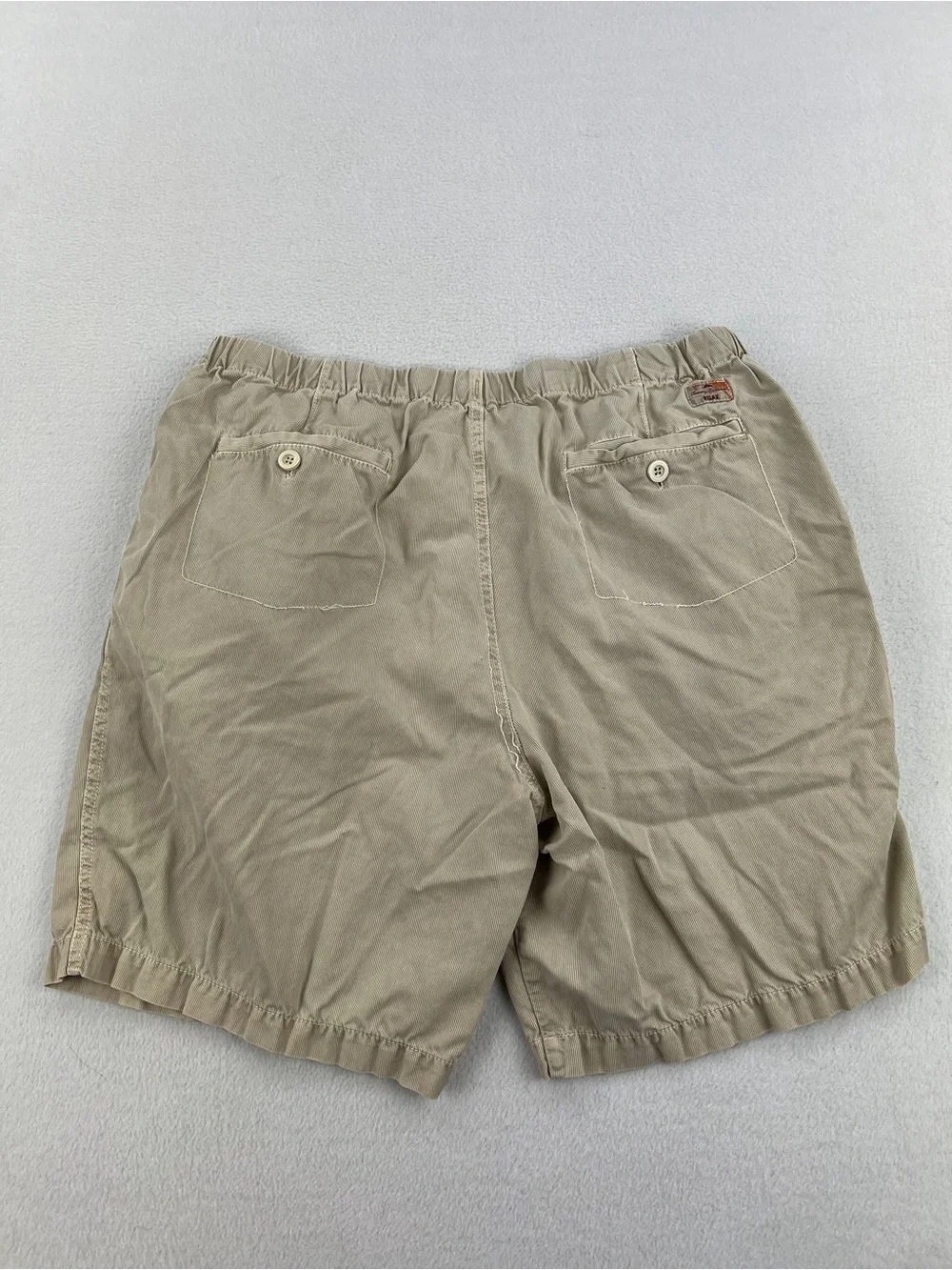 Tommy Bahama RELAX Beige Stretch Chino Shorts Elastic Waist Mens Size L